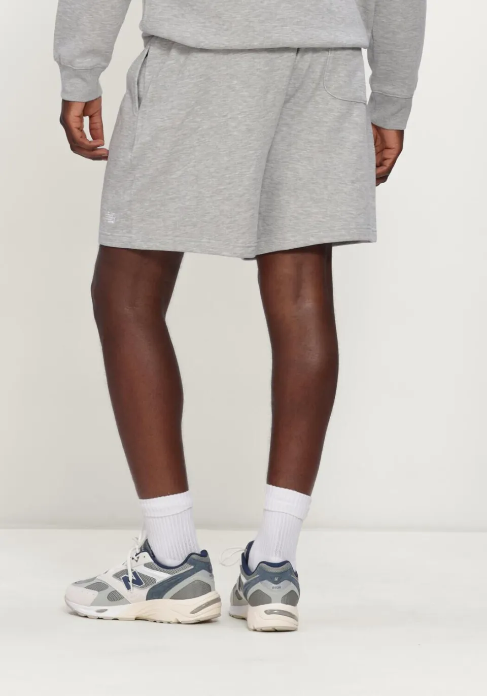 New Balance Heren Broeken Se Ft Sh 7 Inch - Lichtgrijs, foto 4