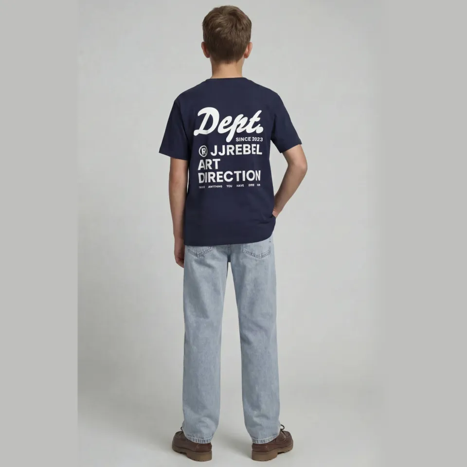 JJ Rebel t-shirt donkerblauw, foto 4