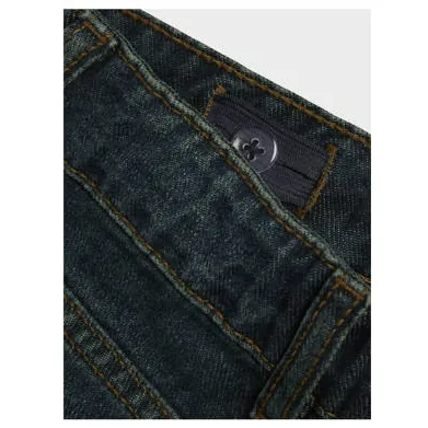 NAME IT KIDS straight fit jeans vintage dark blue denim, foto 4