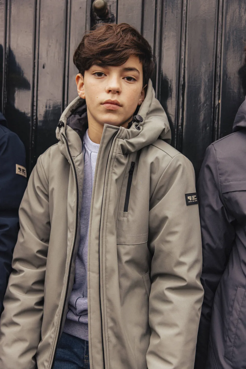 Indian Blue Jeans softshell jas zachtgroen, foto 6