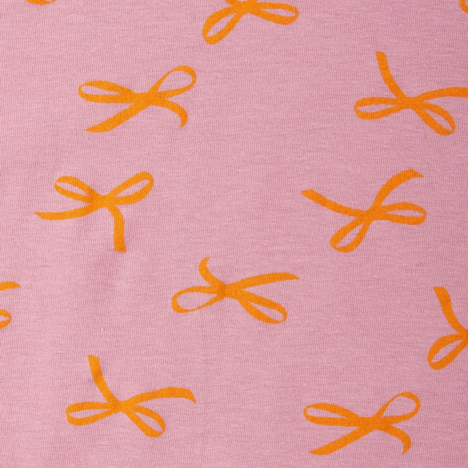 Little Label pyjama roze met all over print op de broek, foto 3