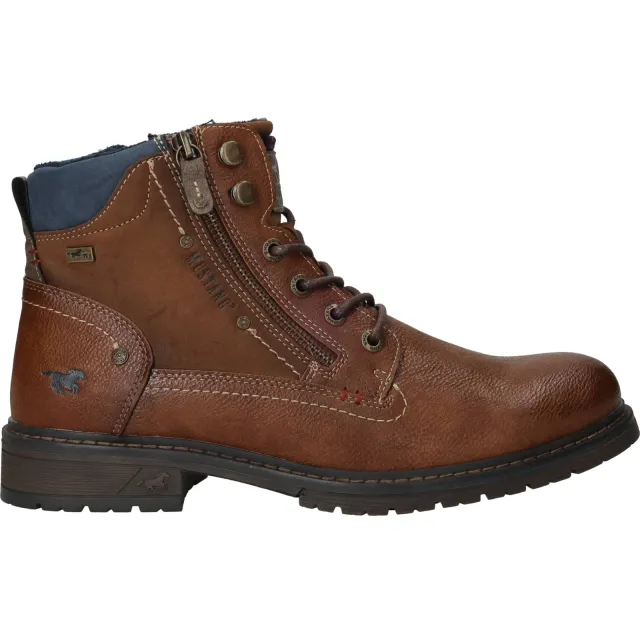 Mustang veterboots cognac Bruin