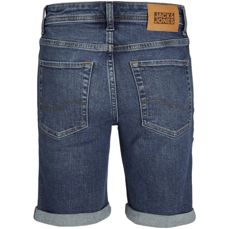 Jack & Jones JUNIOR regular denim short dark blue denim, foto 3