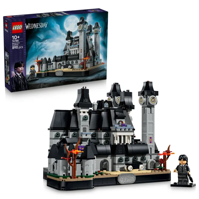 Lego Wednesday Nimmermeer Academie Mysterieus Speelgoed voor Kinderen 76788, foto 2
