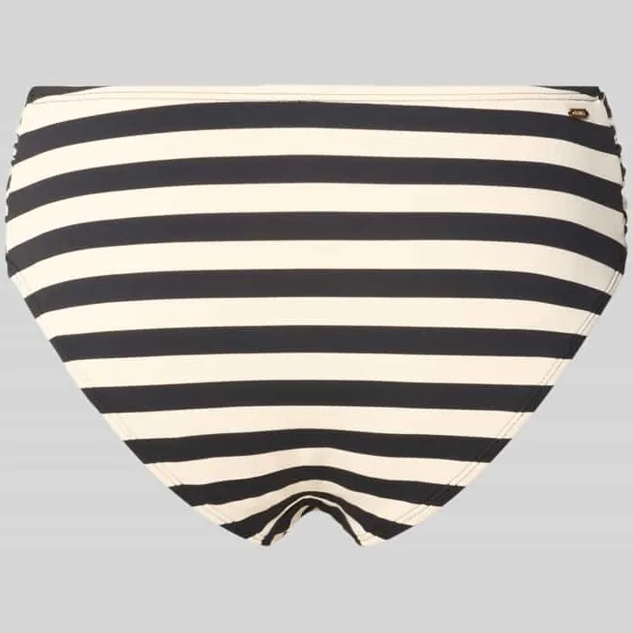 Barts Mid waist bikinibroekje met labeldetail model 'Yadbor' zwart, foto 3