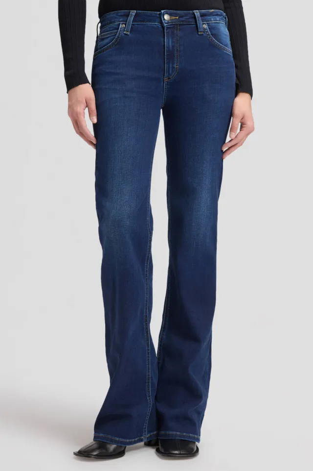Lee bootcut jeans - donkerblauw, foto 5
