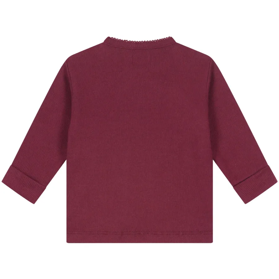 A Tiny Story longsleeve donkerrood, foto 2