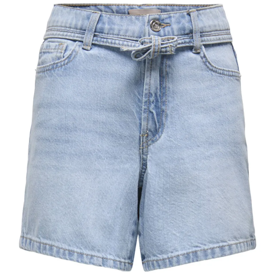 Only regular jeansshort lichtblauw light blue denim, foto 2