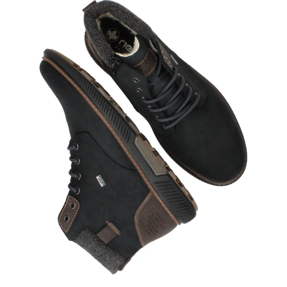 Rieker veterboot blauw, foto 8