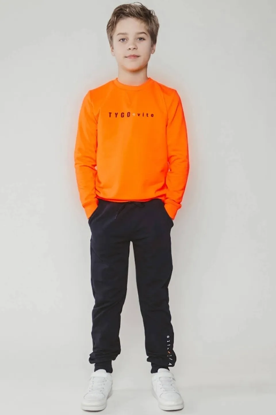 TYGO & vito regular fit joggingbroek donkerblauw, foto 6