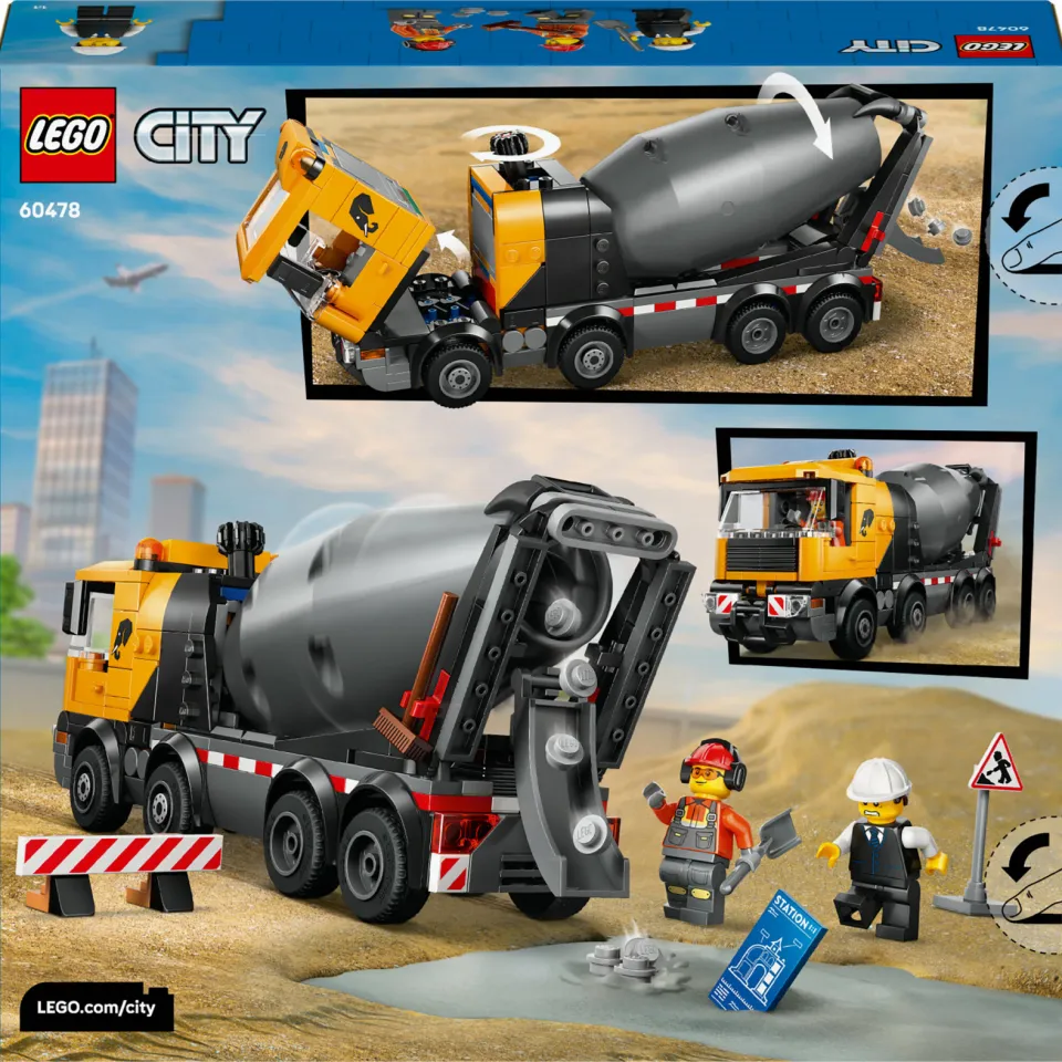 Lego City Cementwagen 60478, foto 3