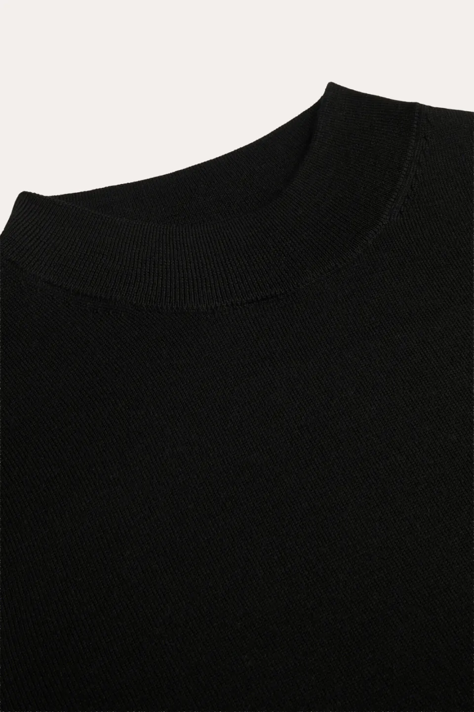 Profuomo wollen regular fit gebreide trui - zwart, foto 5