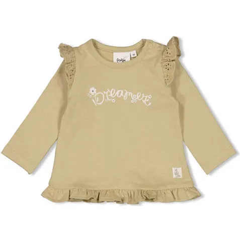 Feetje Let Your Dreams Blossom longsleeve groen