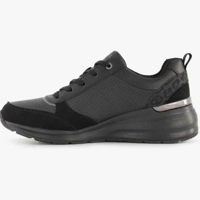 Skechers Billion Subtle Sports dames sneakers zwart