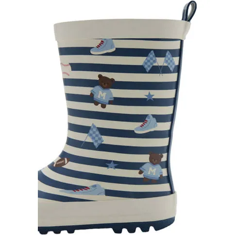 Mango Kids laarzen - blauw/wit, foto 4