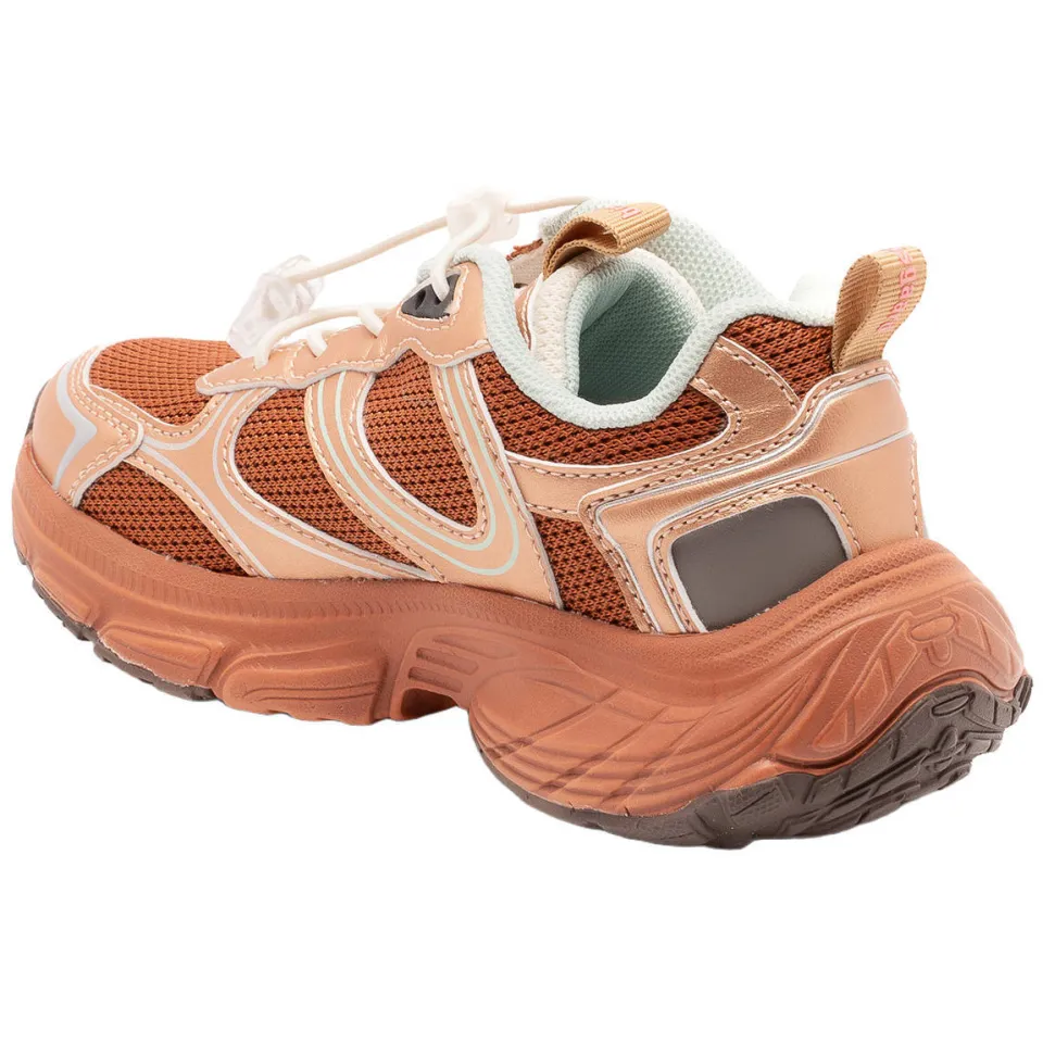 Bisgaard chunky sneakers - bruin/oranje, foto 4