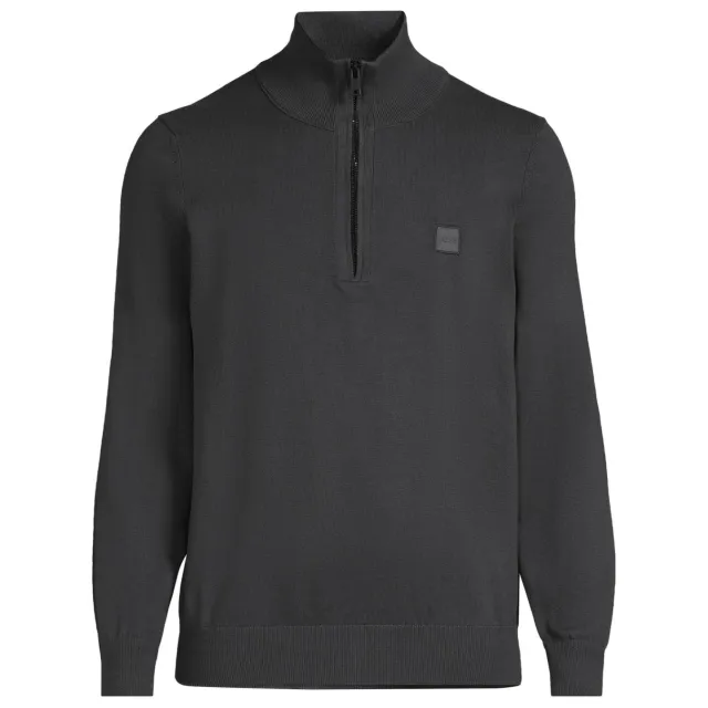 Boss katoenen gebreide trui - dark blue, foto 2