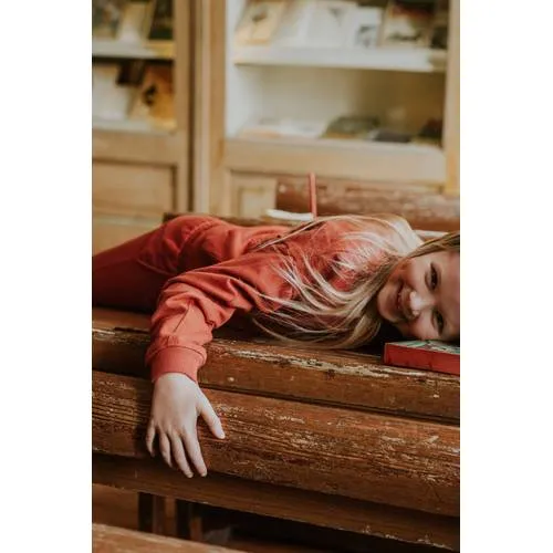 Koko Noko rechtvallende sweater - rood, foto 4