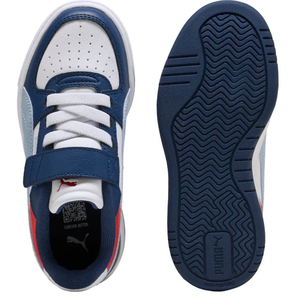 Puma Caven III Block imitatieleren sneakers - lichtblauw/donkerblauw, foto 6