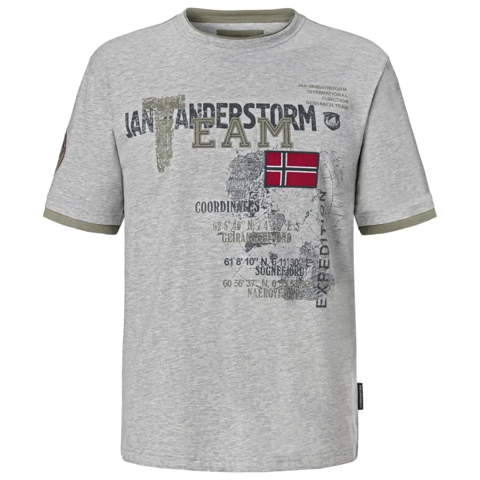 Jan Vanderstorm Sölve t-shirt grijs, foto 2