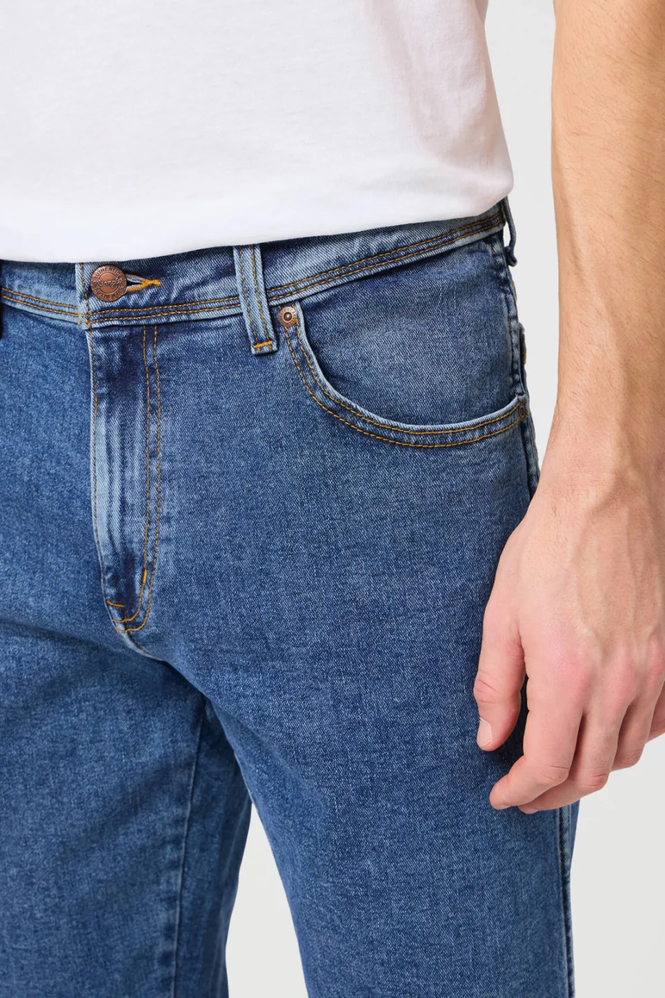 Wrangler regular fit jeans Texas stonewash, foto 5