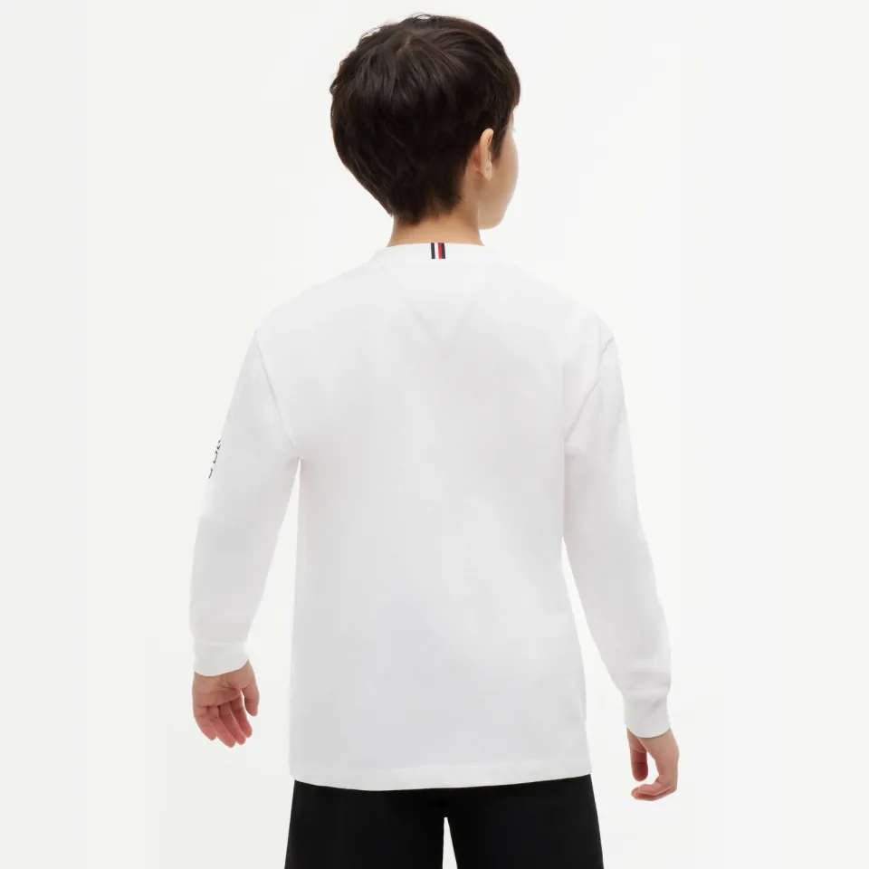Tommy Hilfiger Team Tommy longsleeve wit, foto 4