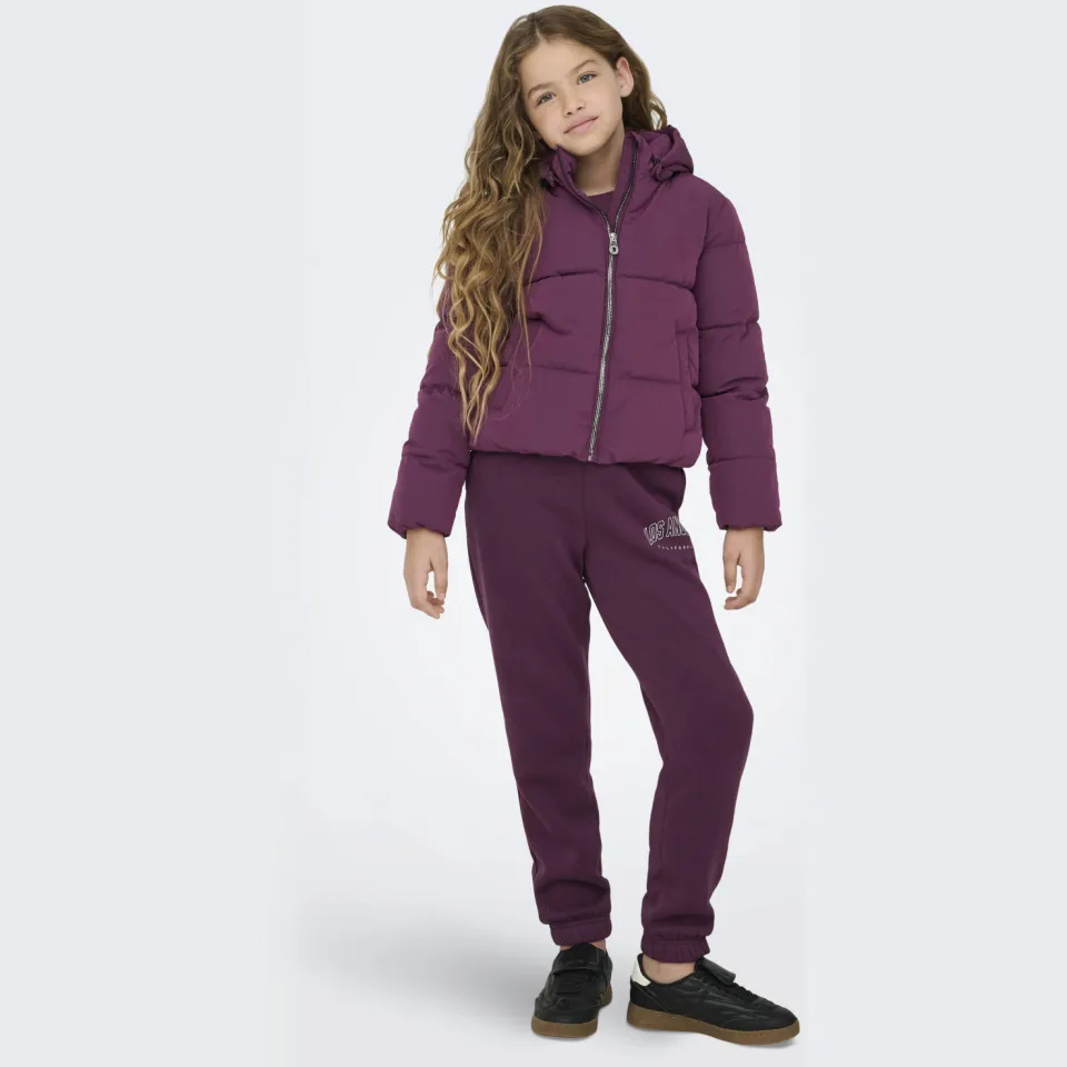 Only KIDS ONLY GIRL gewatteerde jas paars