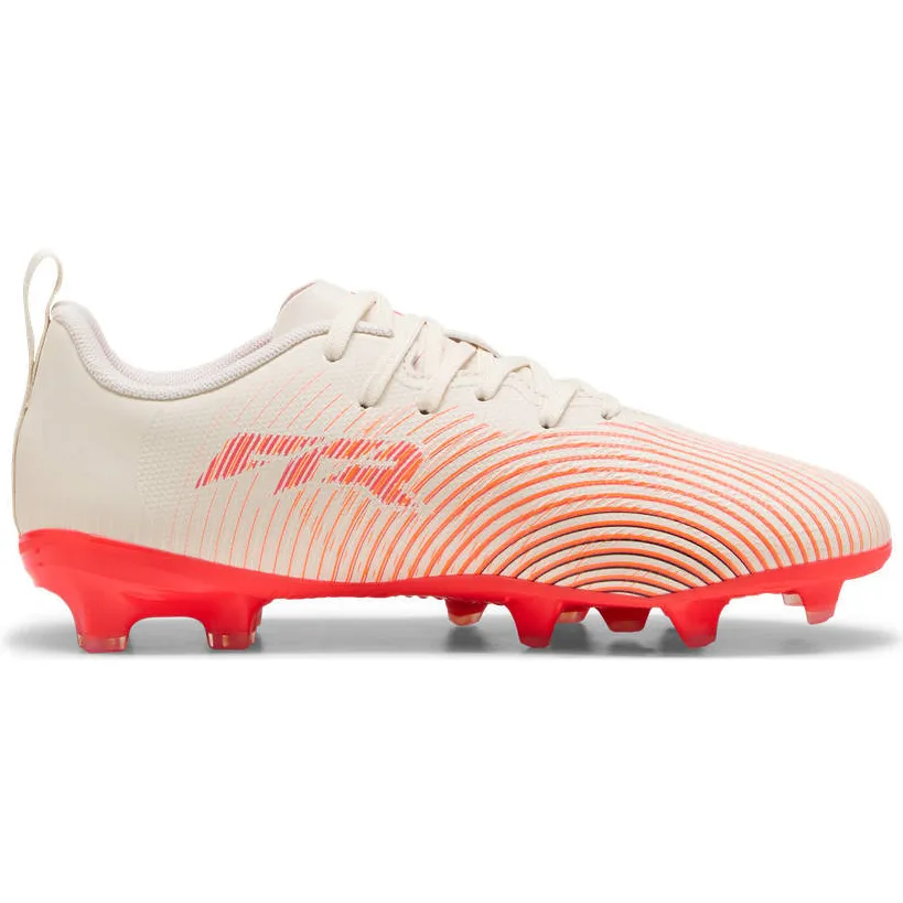 Puma Future 9 Play junior imitatieleren voetbalschoenen - beige/rood