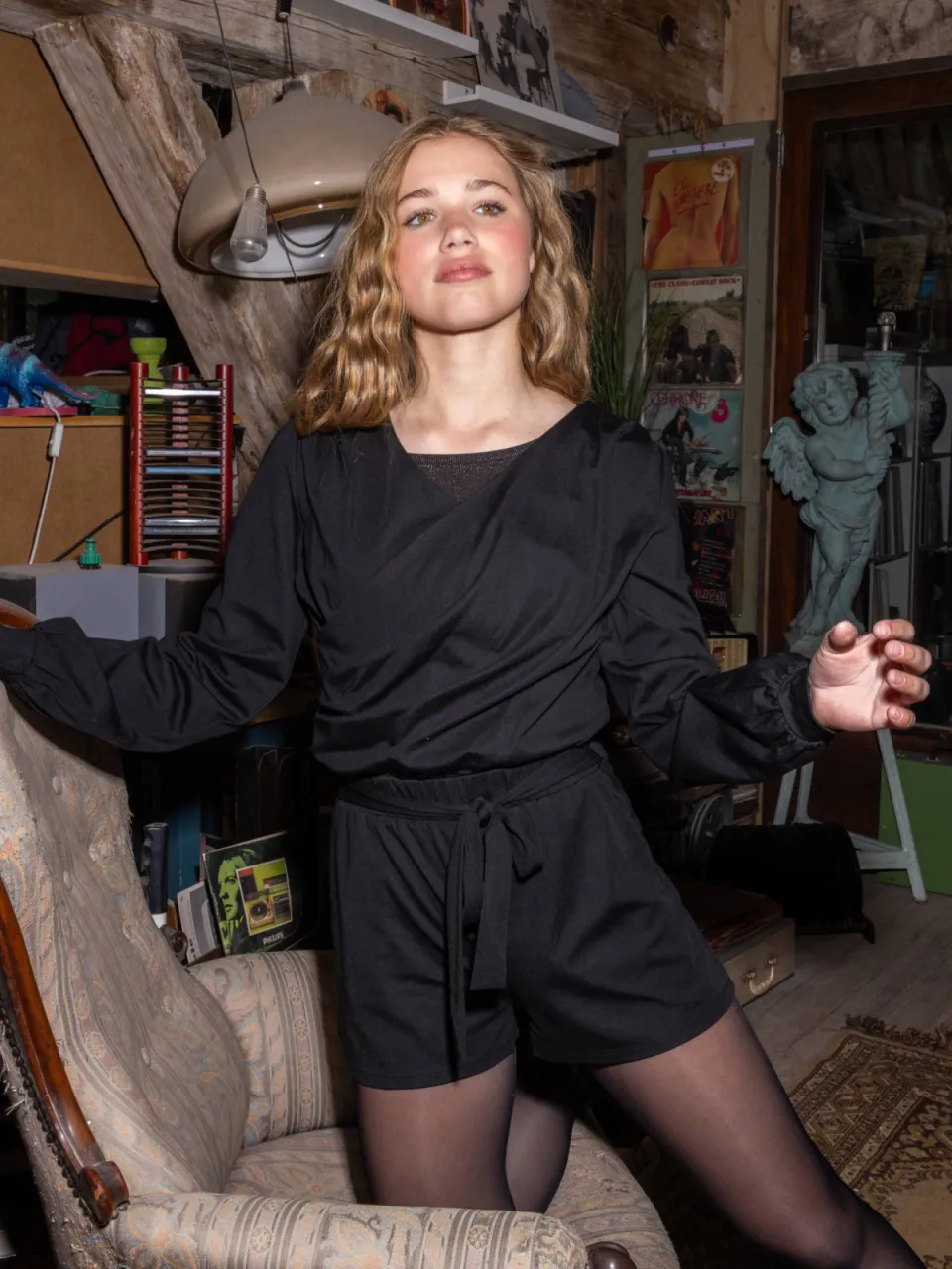 LOOXS 10sixteen playsuit zwart