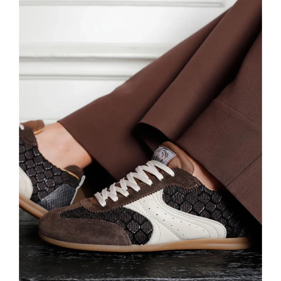Via Vai June Haylee sneaker bruin, foto 4