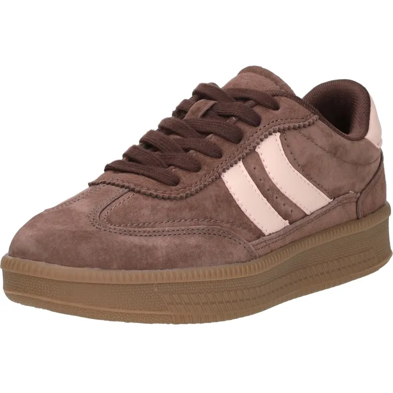Sub55 sneakers laag middelbruin, foto 3