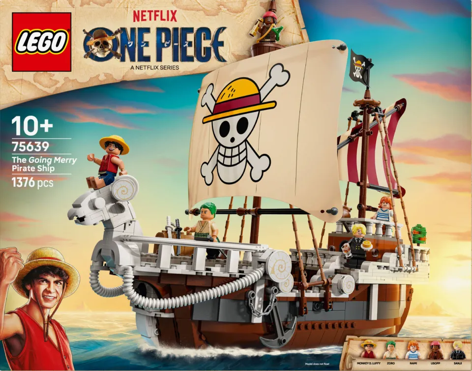 Lego One Piece Het piratenschip Going Merry 75639, foto 4