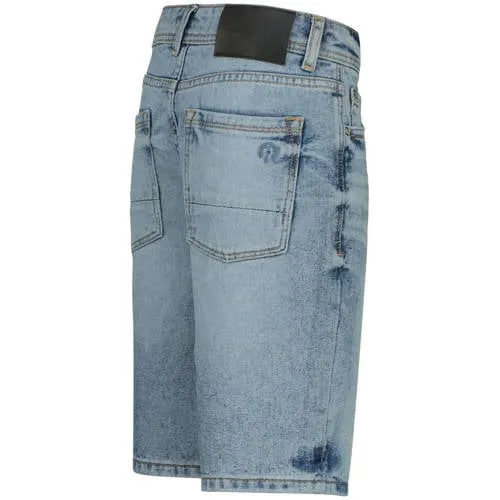 Raizzed regular waist short light blue denim, foto 2