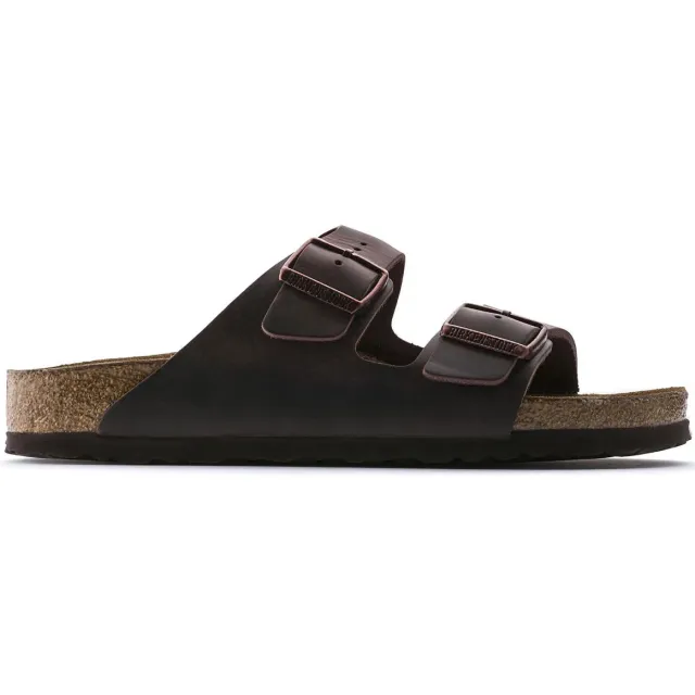 Birkenstock Arizona nubuck sandalen bruin, foto 2