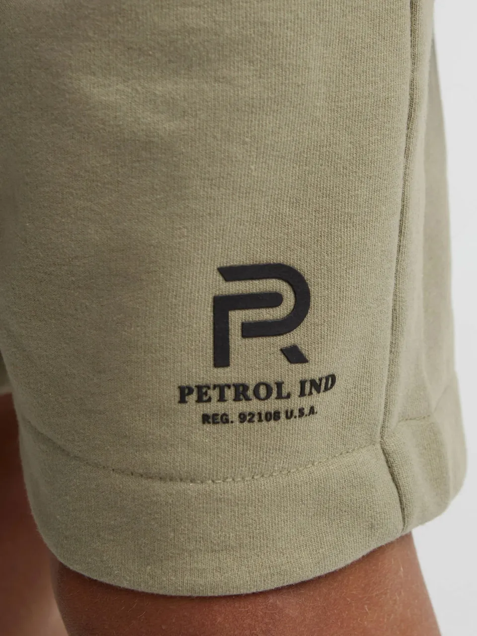 Petrol Industries regular sweatshort groen, foto 8