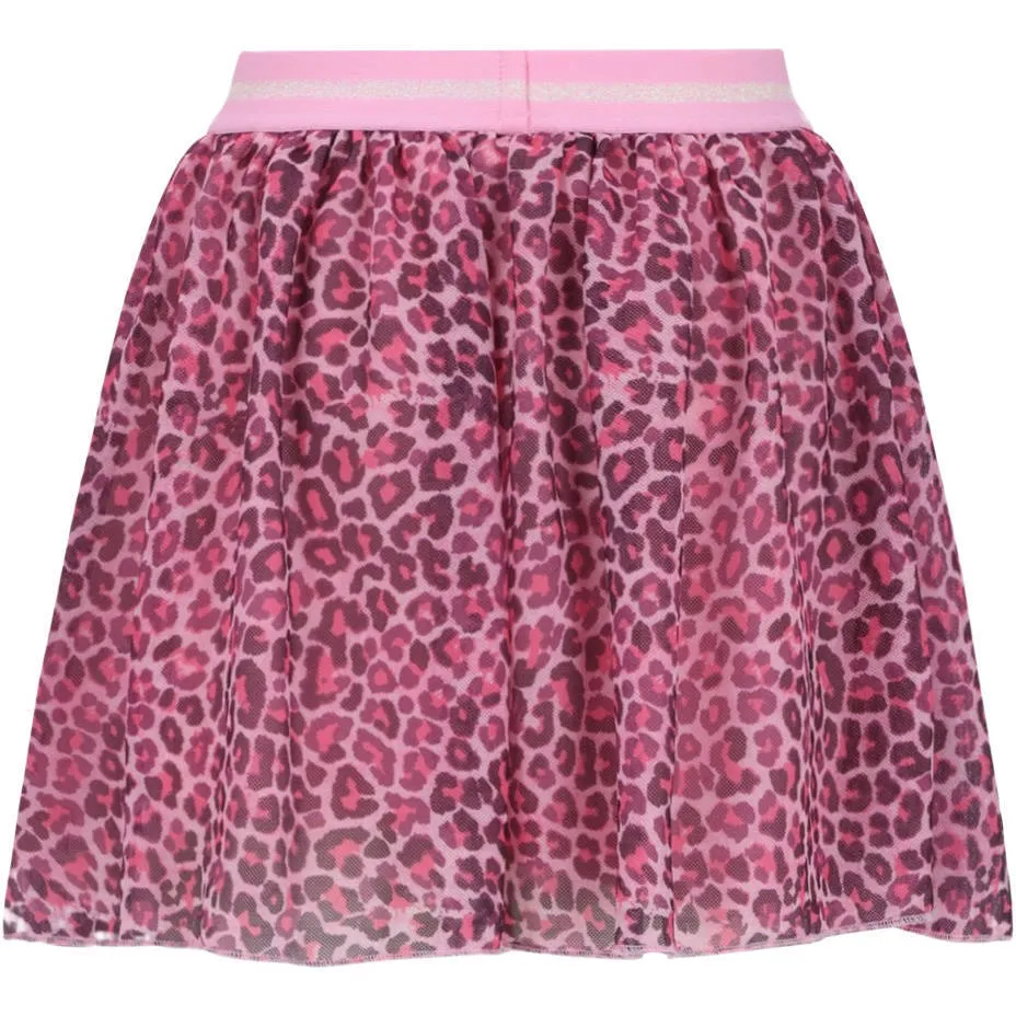 B.Nosy plooirok met panterprint roze, foto 2