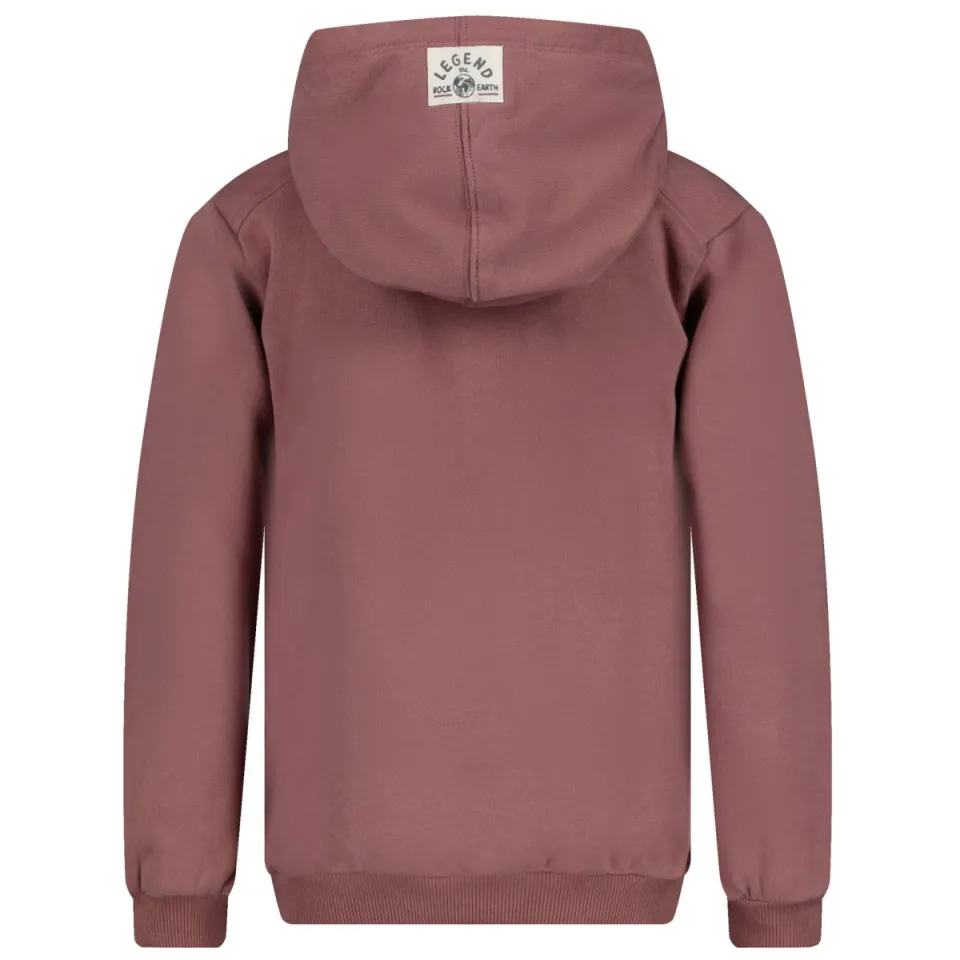 Sturdy hoodie Rock the Earth - mauve, foto 3