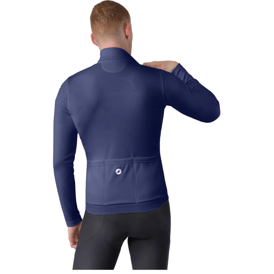 Castelli Competizione Thermal fietsshirt lange mouw marine, foto 2