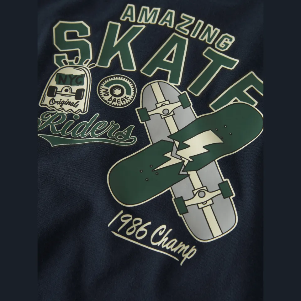 NAME IT MINI longsleeve donkerblauw, foto 5