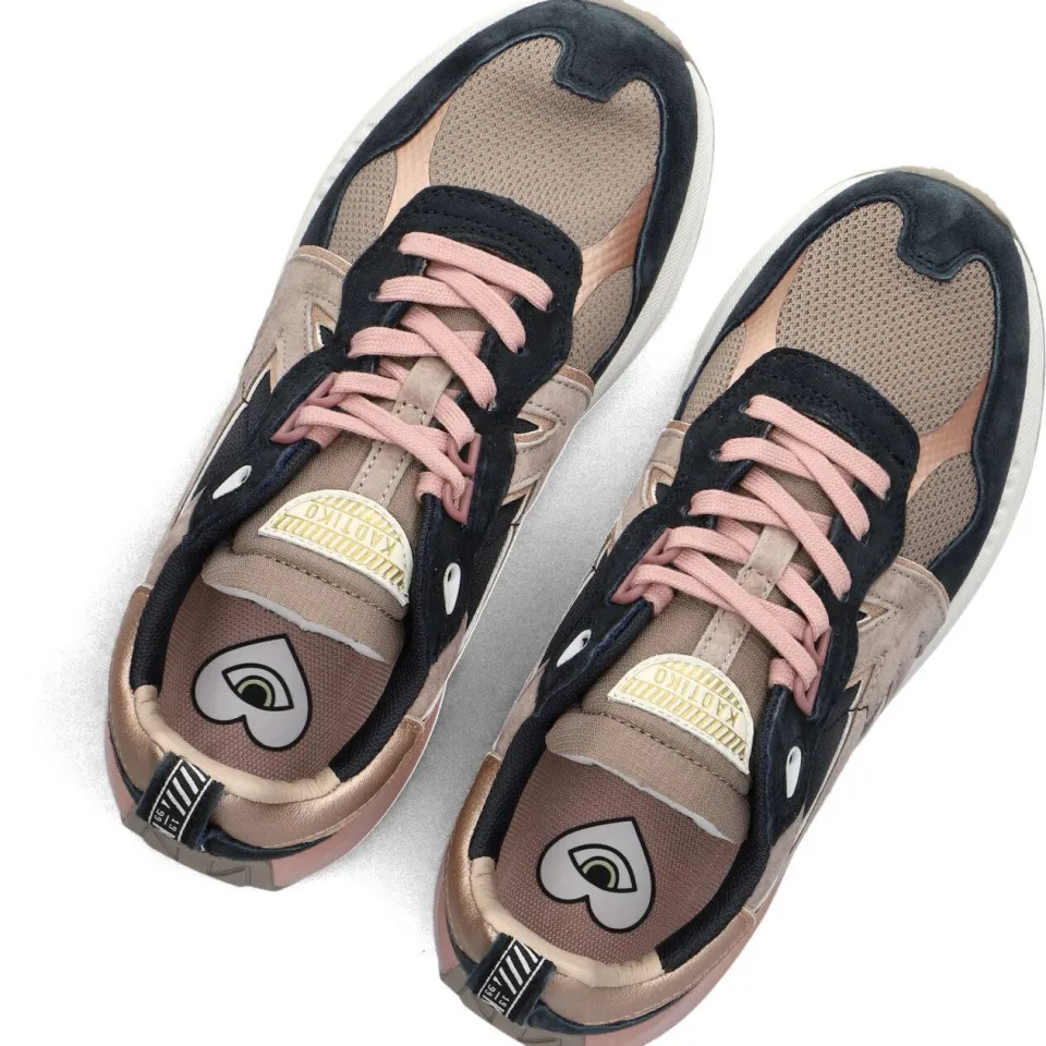 Kaotiko Detroit Faded lage sneakers blauw, foto 8
