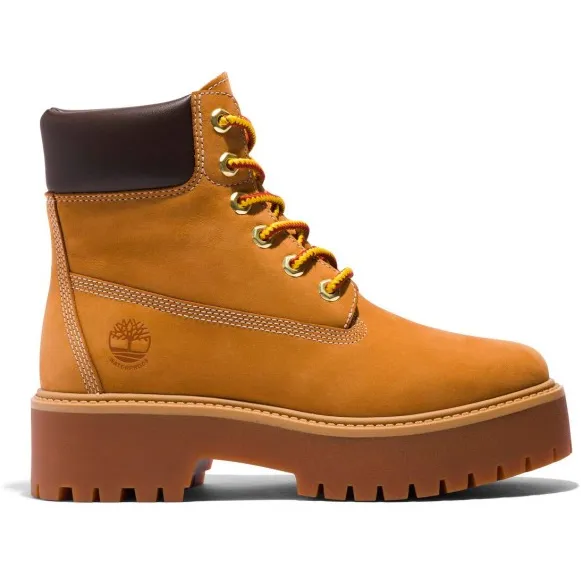 Timberland Women's Stone Street 6 Inch Lace Up WP Boot - Hoge schoenen, bruin