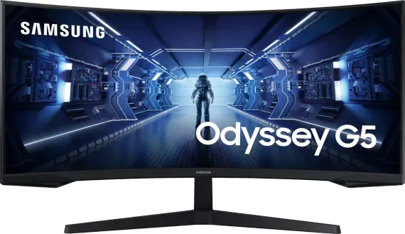 Samsung 34" Odyssey G5 LC34G55TWWPXEN Curved Gaming - UWQHD zwart