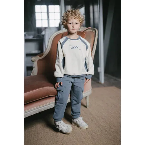 LEVV cargo joggingbroek blauw, foto 5