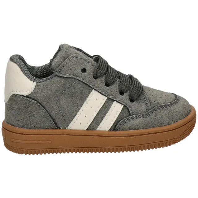 Nelson Kids suède sneakers - grijs