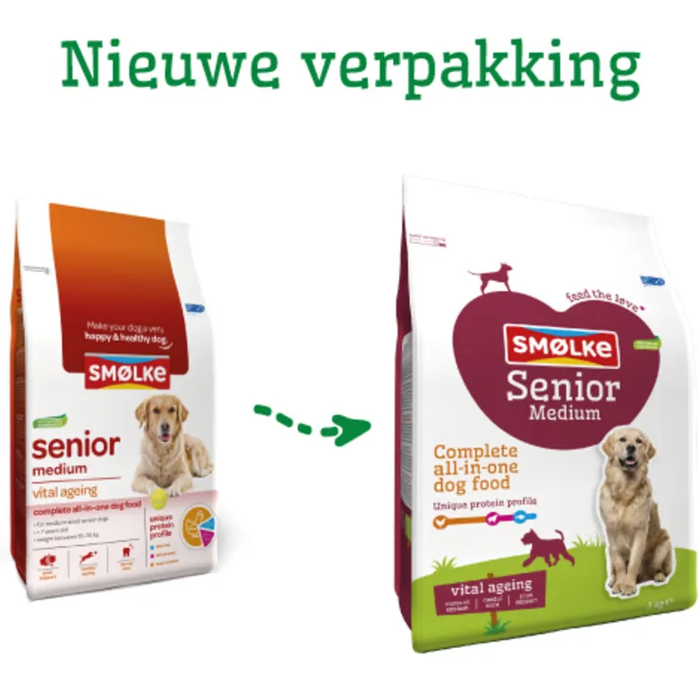 Smolke Senior Medium hondenvoer, foto 2