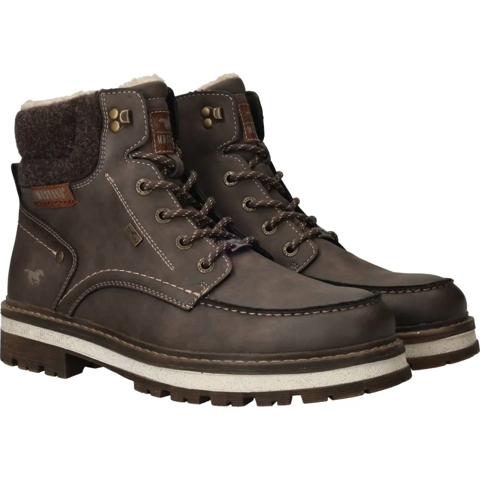 Mustang veterboots donkerbruin, foto 3