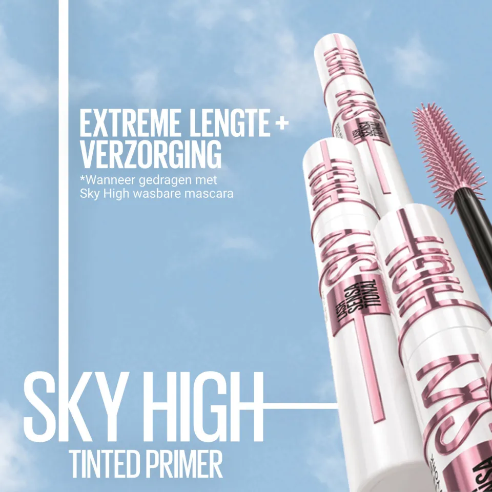 Maybelline New York Lash Sensational Sky High tinted mascara primer zwart, foto 4