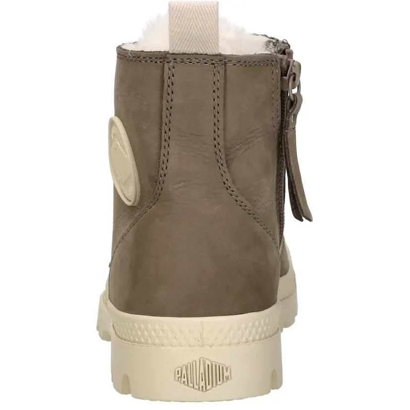 Palladium Pampa Hi Zip enkellaars taupe, foto 4