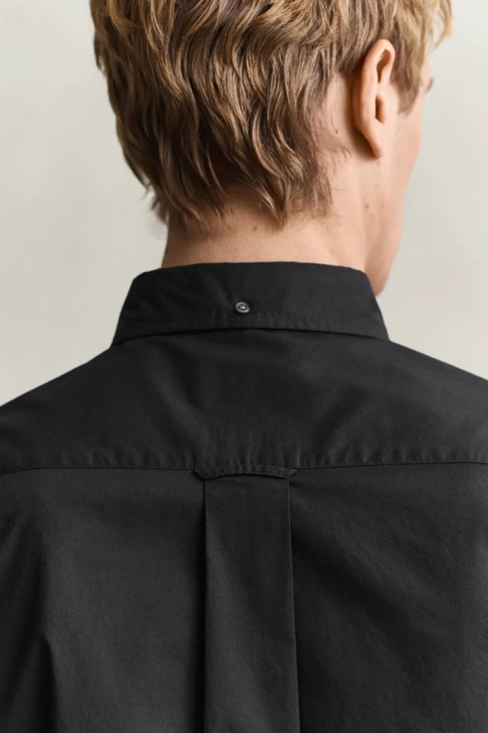 Gant regular fit poplin overhemd zwart, foto 5
