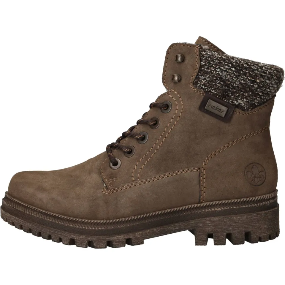 Rieker Veterboots Taupe, foto 5
